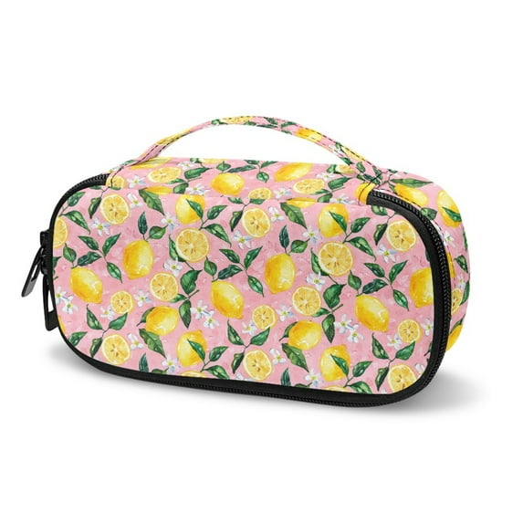 Jiueut Lemon Insulin Storage Bag Pen Insulin Travel Bag for Diabetics Insulin Bags for Women Storage Bags with Zipper for Travel Lightweight Insulin Pocket with Extra Room