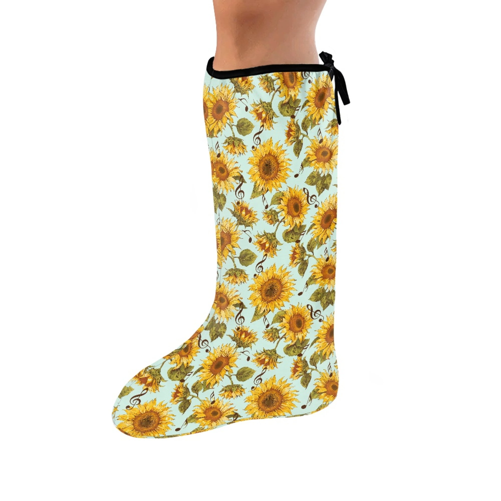 Jiueut Note Sunflower Leg Cast Covers Cast Protector for Shower Leg