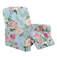 thumbnail image 1 of Jiueut Rose Floral Pattern Recliner Chair Covers, Anti Dust Recliner Chair Covers Stretchable Recliner Slipcover with Storage Pockets, 1 of 7