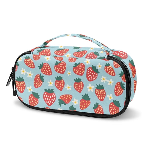 Jiueut Strawberry Insulin Storage Bag Diabetic Care Organizers & Travel Kits Small Insulated Bag for Medicine Insulin Bags for Women Storage Zipper Bags for Organizing