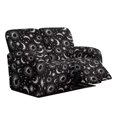 thumbnail image 1 of Jiueut Sun Moon Star Print 6 Pcs Recliner Couch Covers, Breathable Reclining Chair Covers Stretch Sofa Slipcover wirh Storage Pockets for Dining Room, 1 of 7