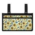 thumbnail image 1 of Jiueut Sunflower Butterfly Wheelchair Armrest Side Hanging Storage Bag Wheelchair Armrest Side Hanging Bag Wheelchair Bags to Hang on Back Wheelchair Side Holder Wheel Chair Bag, 1 of 7