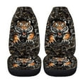 thumbnail image 1 of Jiueut Tiger Forest Camo Pattern Auto Seat Covers, 2 PCS Breathable High Back Seat Covers Washable Automotive Seat Covers Fit for Seadon, SUV, Truck, 1 of 1