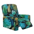 thumbnail image 1 of Jiueut Tropical Monstera Leaf Palm Leaf Pattern Recliner Cover, Stretchable Recliner Chair Covers Dustproof 1 Seat Couch Sofa Cover for Pet Hair Protection, 1 of 7