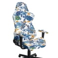 thumbnail image 1 of Jiueut Turtle Starfish Print Gaming Chair Cover Set of 4, Washable Computer Chair Slipcovers Thick High Back Chair Slipcover with Elastic Bottom Universal Desk Chair Seat Protector, 1 of 7