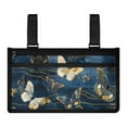 thumbnail image 1 of Jiueut Vintage Butterfly Wheelchair Side Organizer Storage Bag Armrest Pouch Wheelchair Bags to Hang on Side 2 Pockets Suitable for Most People Wheelchair Armrest Bag, 1 of 7
