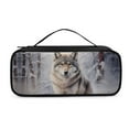 thumbnail image 1 of Jiueut Wolf Stethoscope Storage Bag Stethoscope Pouch Bag with Mesh Pocket Stethoscope Bag with Carrying Handle Stethoscope Case Organizer Storage Bag with Zipper, 1 of 7