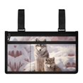 thumbnail image 1 of Jiueut Wolf Wheelchair Armrest Side Hanging Storage Bag Wheelchair Pouch Back Pocket for Women Outdoor Chair Armrest Storage Organizer Hanging Bag Wheelchair Bags, 1 of 7