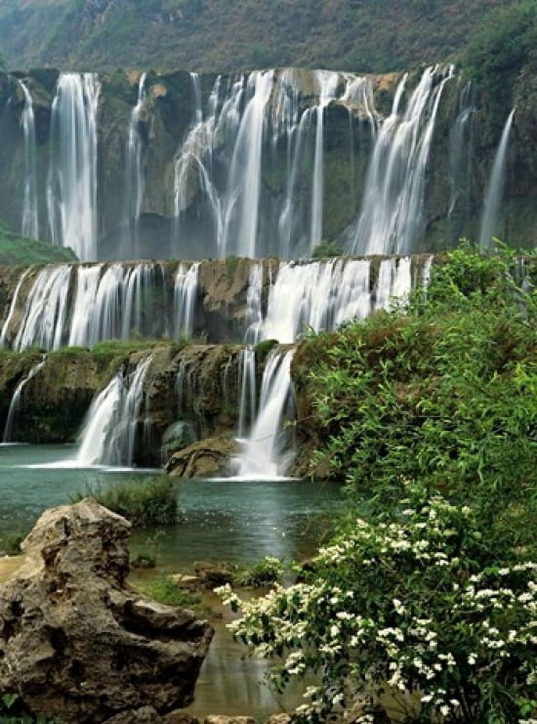 Jiulong Waterfall Qujing Luoping County Yunnan Province China Canvas Art - Charles Crust DanitaDelimont (16 x 20)