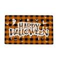 Jiusan Halloween Door Mat Ghost Doormat Halloween Pumpkin Floor Mats