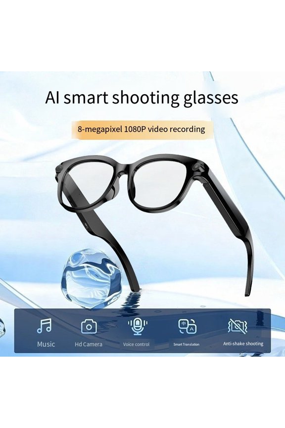 AI Smart Glasses with Voice Control - Multifunctional Color Changing & Translation Recognition Technology