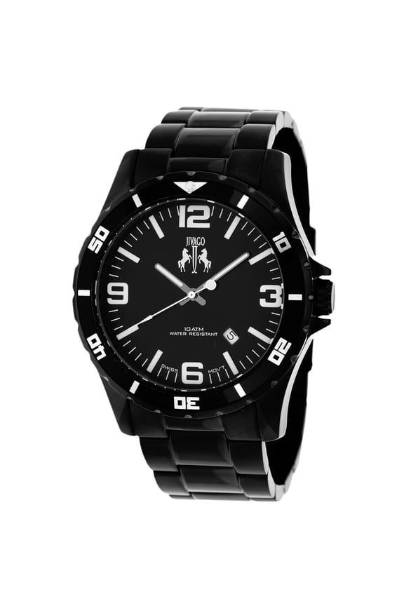 Men's Ultimate Black Dial Watch - JV6110