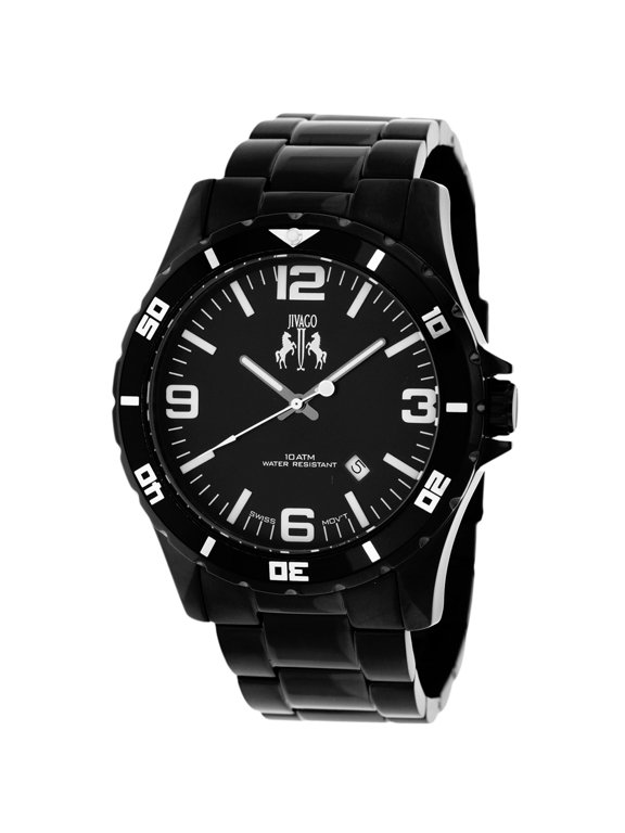 Men's Ultimate Black Dial Watch - JV6110