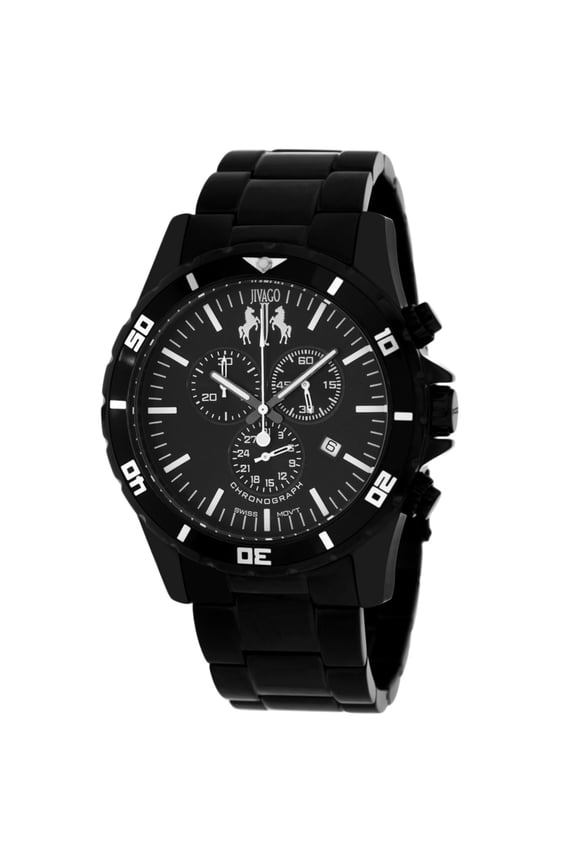 Men's Ultimate Black Dial Watch - JV6120
