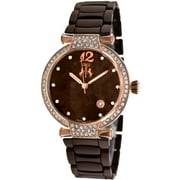 Jivago Womens Bijoux Brown MOP Dial Watch - JV2212