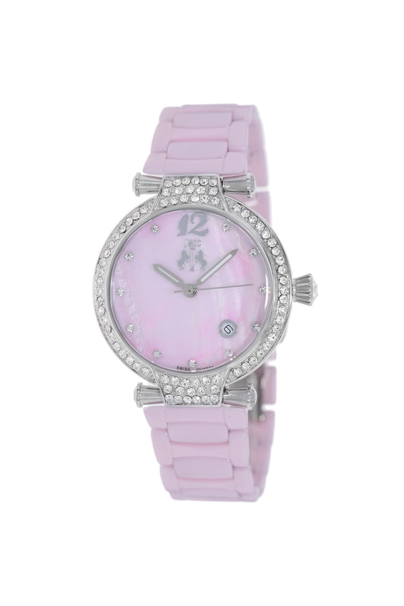 Women's Bijoux Pink MOP Dial Watch - JV2213