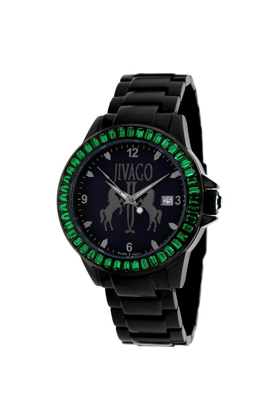 Women's Folie Black Dial Watch - JV4217