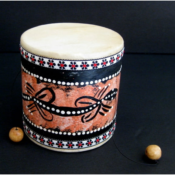 Jive Djembe Drum Hand Painted Wooden Hand Drum