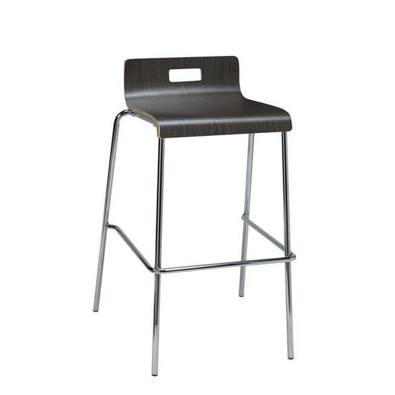 Jive Low Back Barstool, Espresso