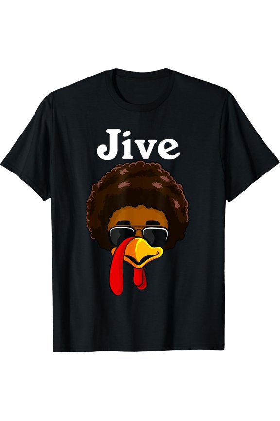 Jive Thanksgiving Turkey Day Funny Family Costume T-Shirt