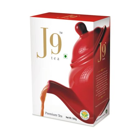 Jivraj 9 Premium J9 Assam Tea, Strong Loose Black Tea Leaf, 500G Tea Box, Pack Of 1
