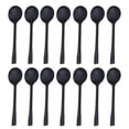thumbnail image 1 of HONITANO Turtle Shape Black Plastic Spoons For Tableware 100Pack 5.6x1.6x0.1In, 1 of 10
