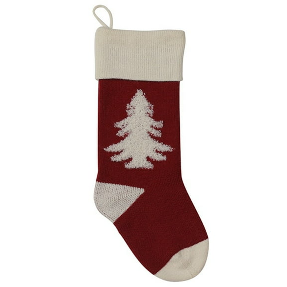 Jiyike 1PC Christmas Decor Sock Chic Knitting Sock Candy Gift Pouch Party Supplies