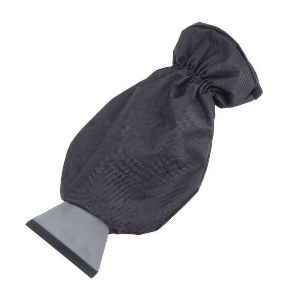 Jiyike Car Snow Scraper Removal Gloves Handheld Car Cleaning Snow Shovel Clean Tool Ice Scraper for Auto Window Car-styling (Black)