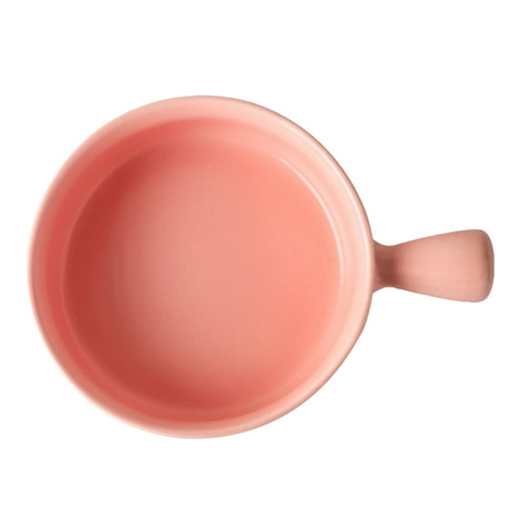 Jiyike Ceramic Baking Bowl Practical Soup Bowl Useful Bakeware Baking Bowl with Handle