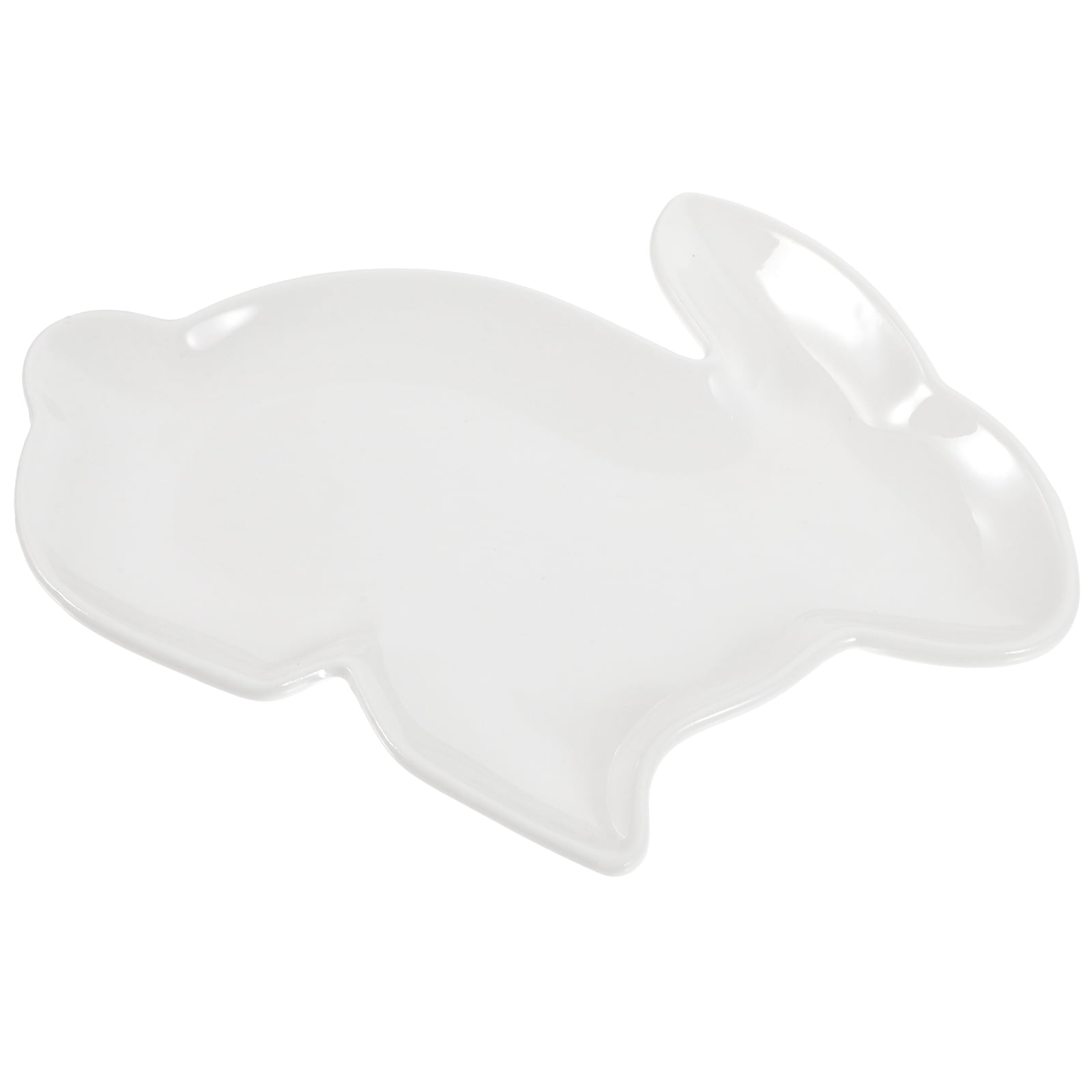 Jiyike Ceramic Home Bunny Candy Dish Rabbit Office Nut Dish Grace Snack ...