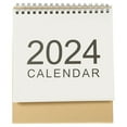 Jiyike Mini Desk Calendars 2023 2024 Flip Calendar Standing Desk