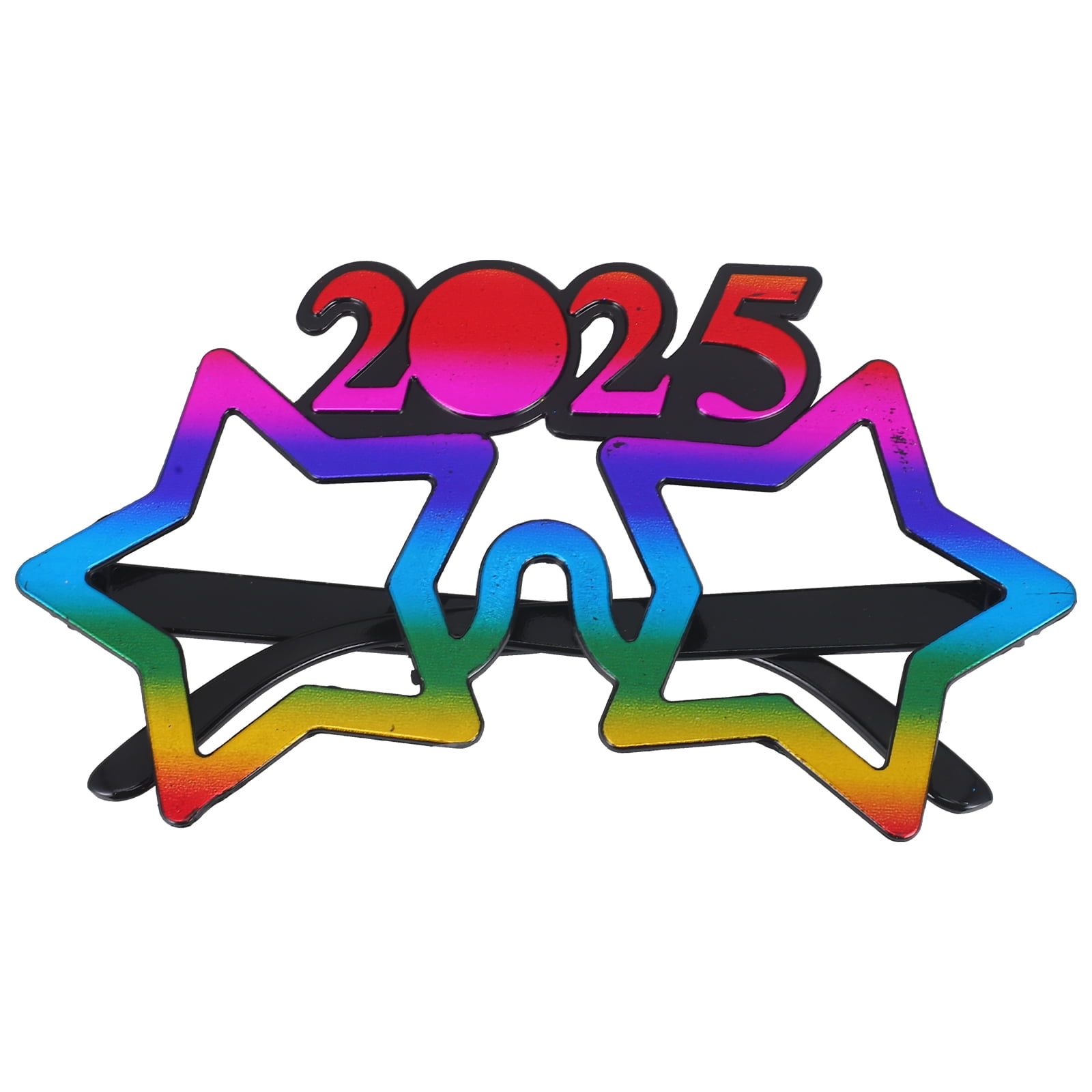 Jiyike New Year Glasses 2025 New Year Eve Glasses Novelty 2025 Number