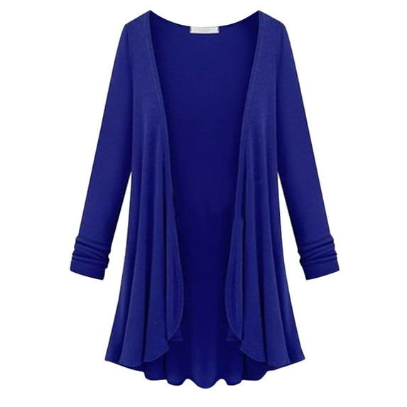 Jiyugala Cardigan Sweaters for Women Plus Size Warm Soft Open Front Coat