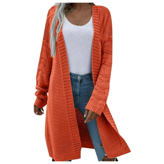 Jiyugala Cardigan Sweaters for Women Warm Soft Knit Sweater Coats
