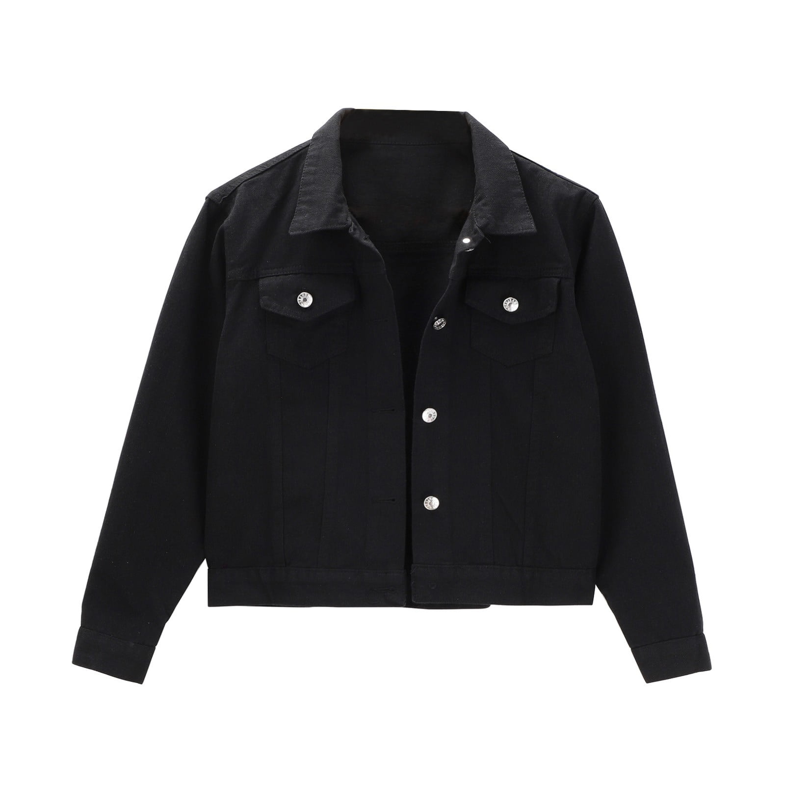 Solid Color Down Coats Casual Warm New Female Big Pockets High Quality Solid Color Full Sleeve Coats