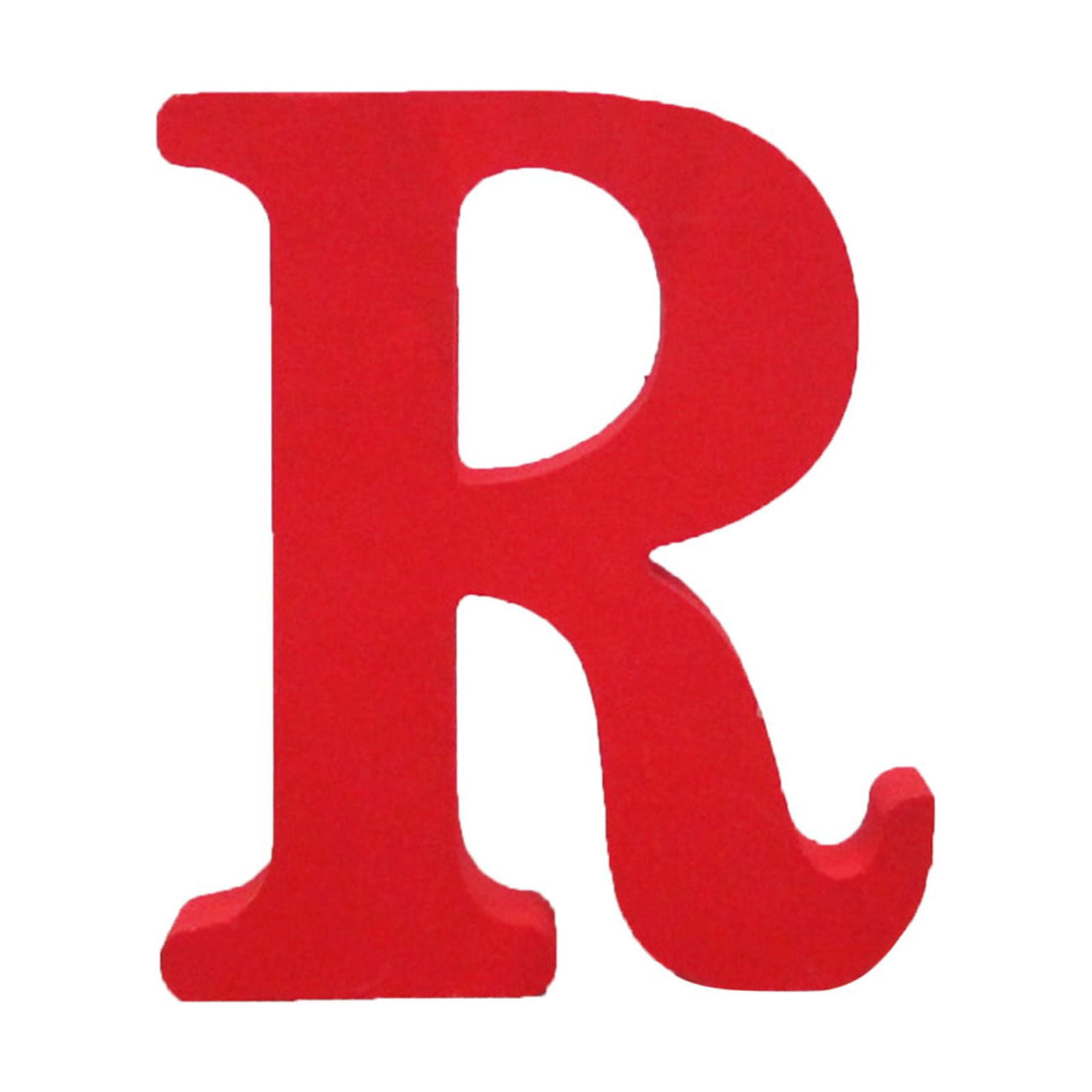 Jiyugala Desktop Decor Wooden English Alphanumeric Ornaments Wooden