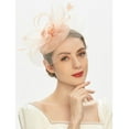 thumbnail image 1 of Jiyugala Hair Bands Tea Party Fascinator Kentuckys Derbys Hat Fascinator Pillbox Hat Headband For, 1 of 8