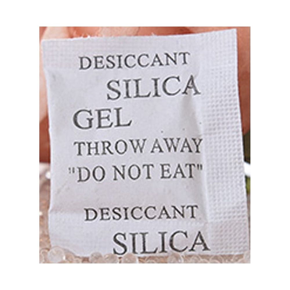Jiyugala Home Decor Silica Dehumidifier Gel Desiccant 1g 100 Packs