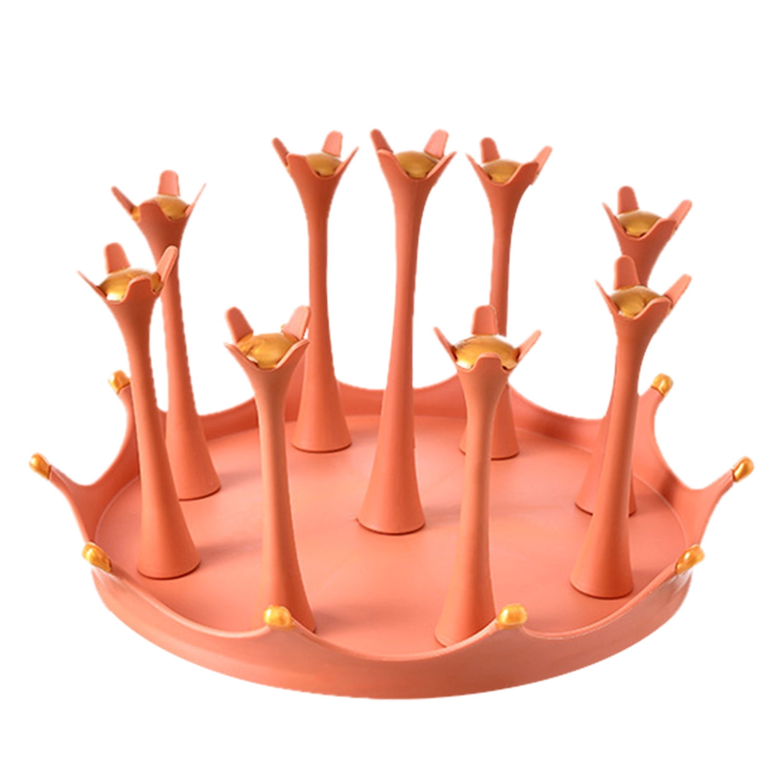 Jiyugala Organizer Rack Cup Holder Drainage Rack Home Creative Storage