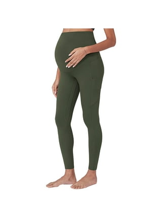 skapbo Maternity Leggings Women's Over Bump Active Wear Maternity Clothes  for Women Stretch Pregnancy Yoga Pants 