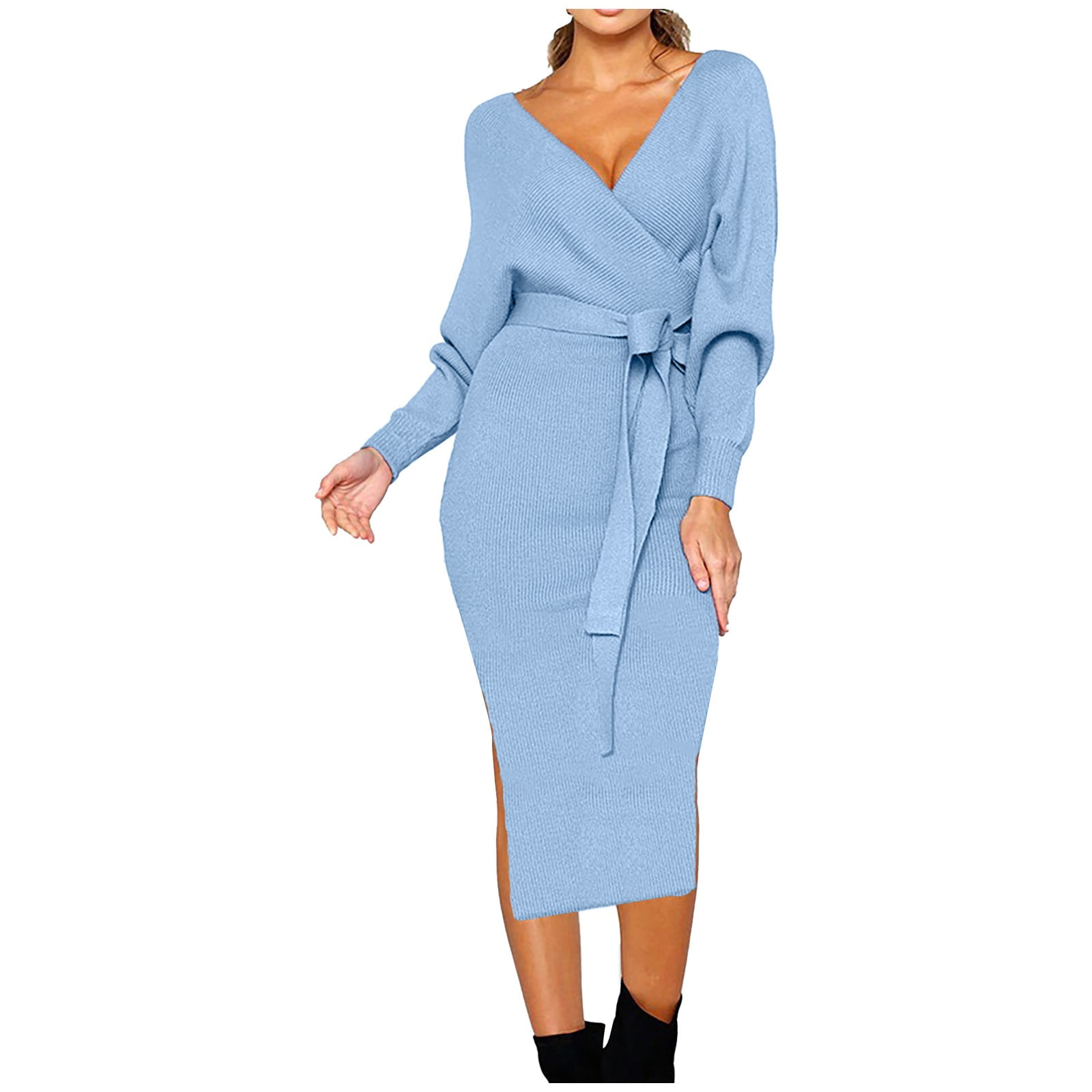 knitted and knotted sweater dress Heart Aran Knit Dress