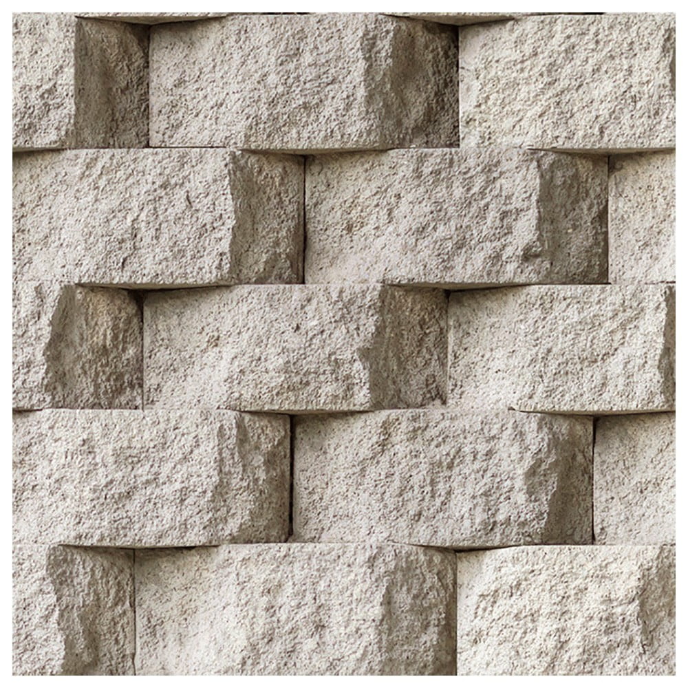 Jiyugala Wall Decor Home Stone Wall Self Adhesive Rustic Sticker