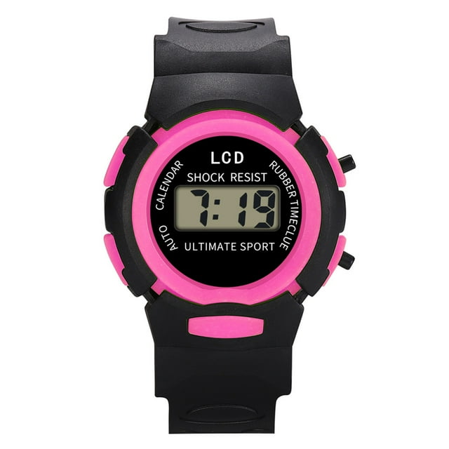 Jiyugala Watch for Kids Waterproof Digital Children Analog Electronic Sport Wrist LED Girls