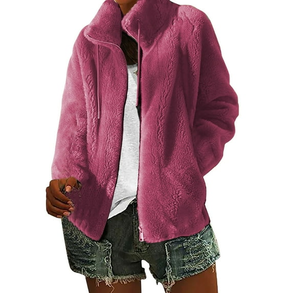 Jiyugala Women's Cardigan Sweaters Plus Size Warm Soft Open Front Jacket Coat