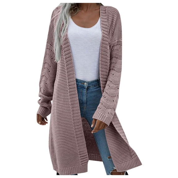 Jiyugala Women's Cardigan Sweaters Warm Soft Knit Sweater Coats