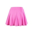 thumbnail image 1 of Jizyo Girls' Tennis Skirt Sports Golf Skort Kids Athletic Running Casual School Workout Skirt with Pink 3XS, 1 of 7