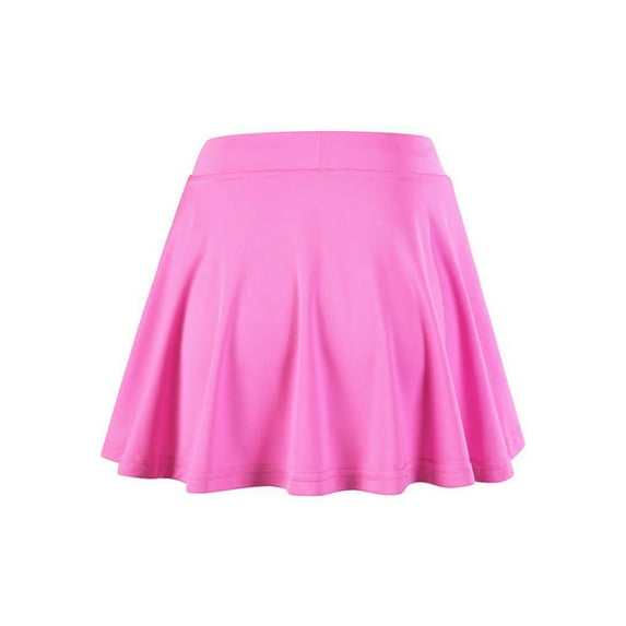 Jizyo Girls' Tennis Skirt Sports Golf Skort Kids Athletic Running Casual School Workout Skirt with Pink M