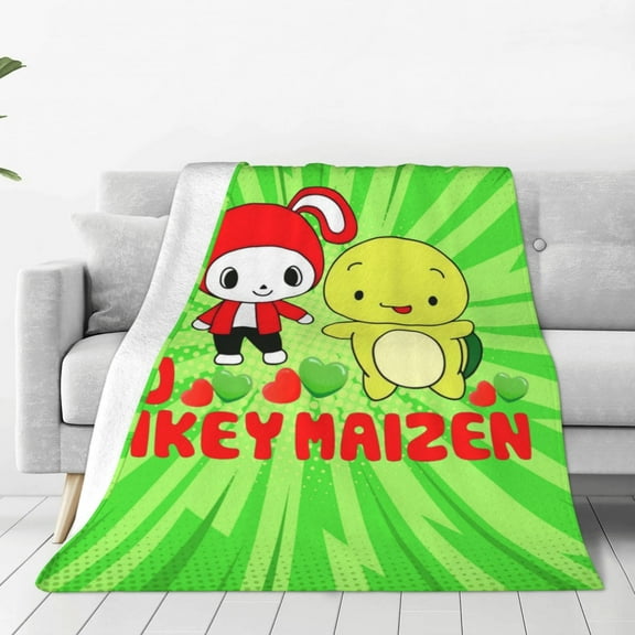 Jj Mikey Maizen Blankets Flannel Fleece Warm Soft Throw Blanket For Couch Sofa Bed Living Room All Season Decor Gift 40"X30"
