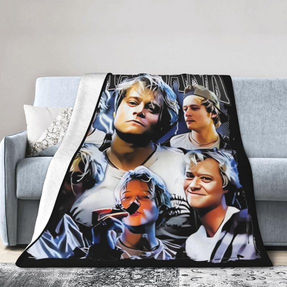 Jj Star Maybank Throw Blanket Ultra Soft Lightweight Throws Flannel Warm Blanket for Couch Bed All Seasons 40"X30"