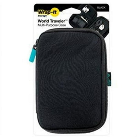 Wrap-It Storage - World Traveler Multi-Purpose Case - Black